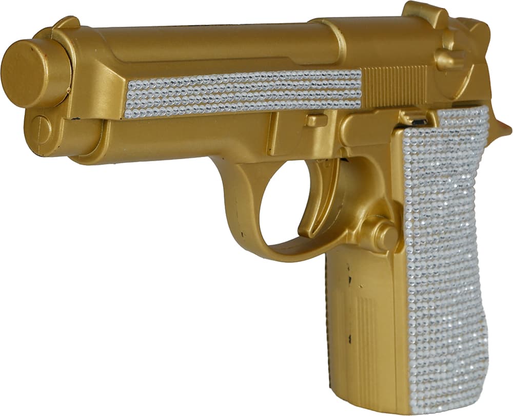 Gylden glimmerpistol, 25 cm