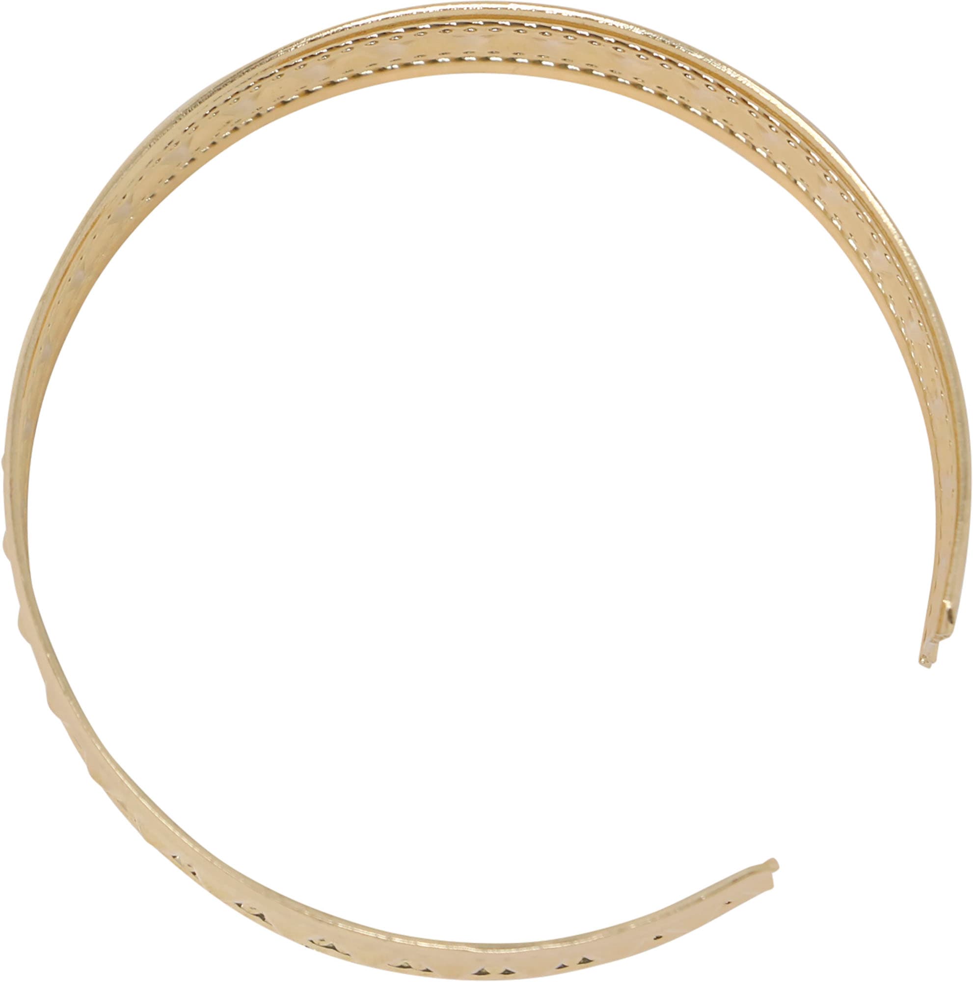 Metallisk armbånd, guld