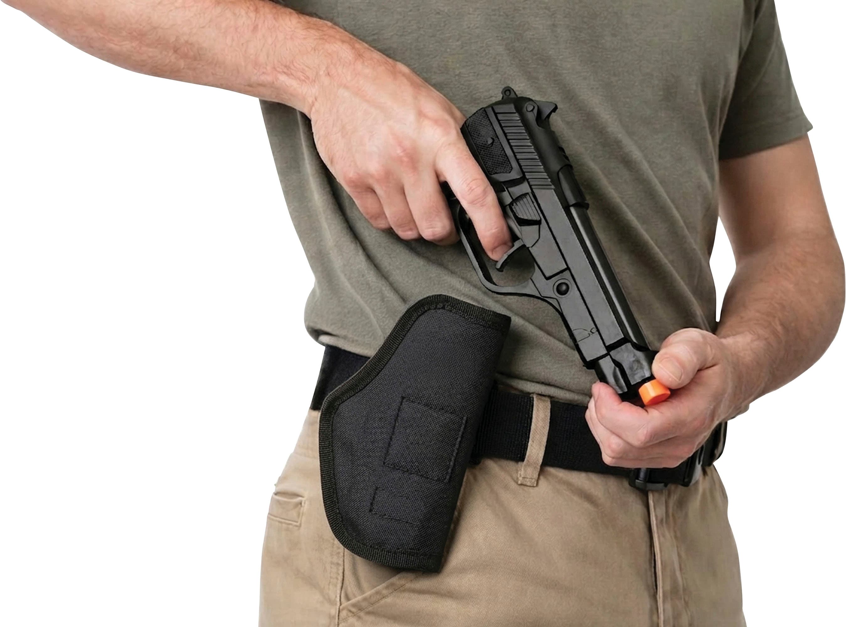 Hylster med pistol, sort