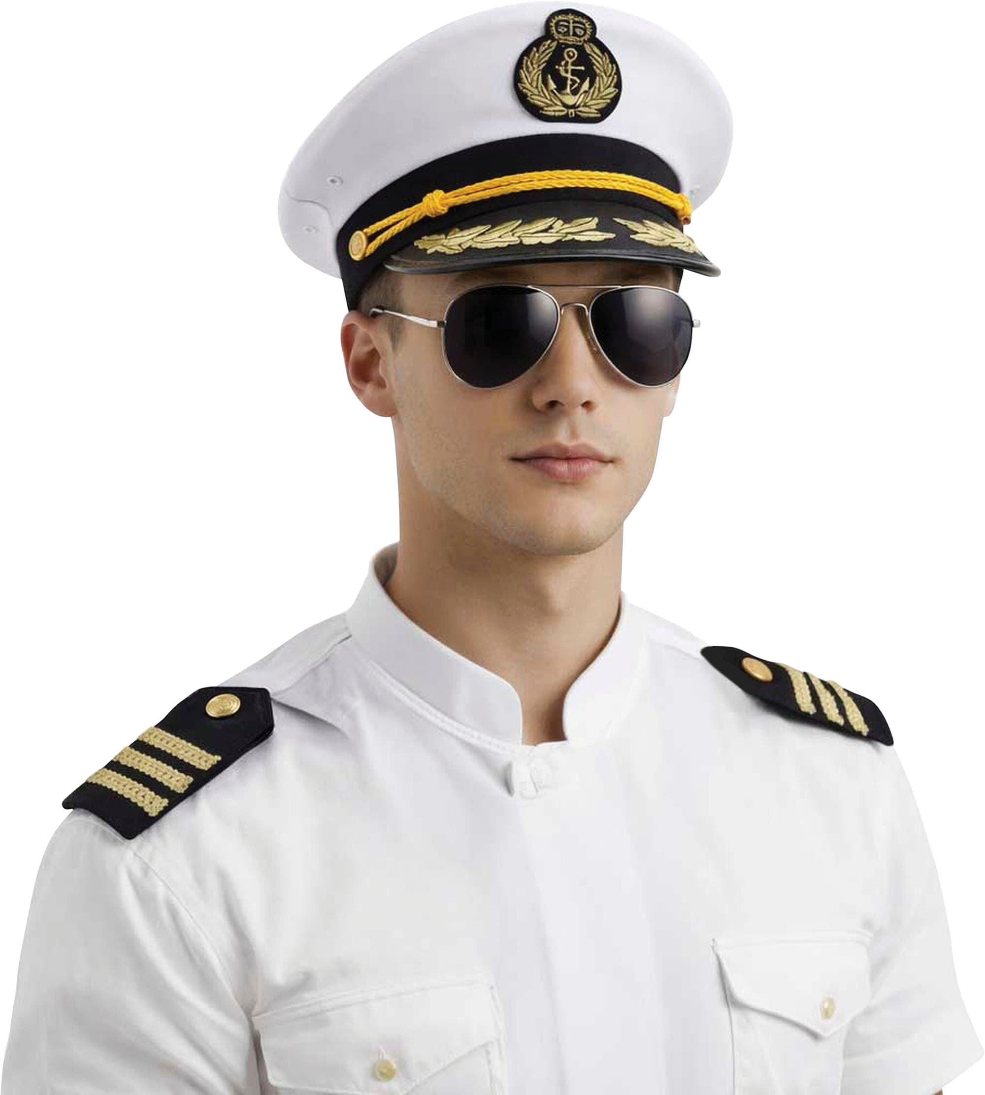 Skibskaptajnsæt med 4 dele