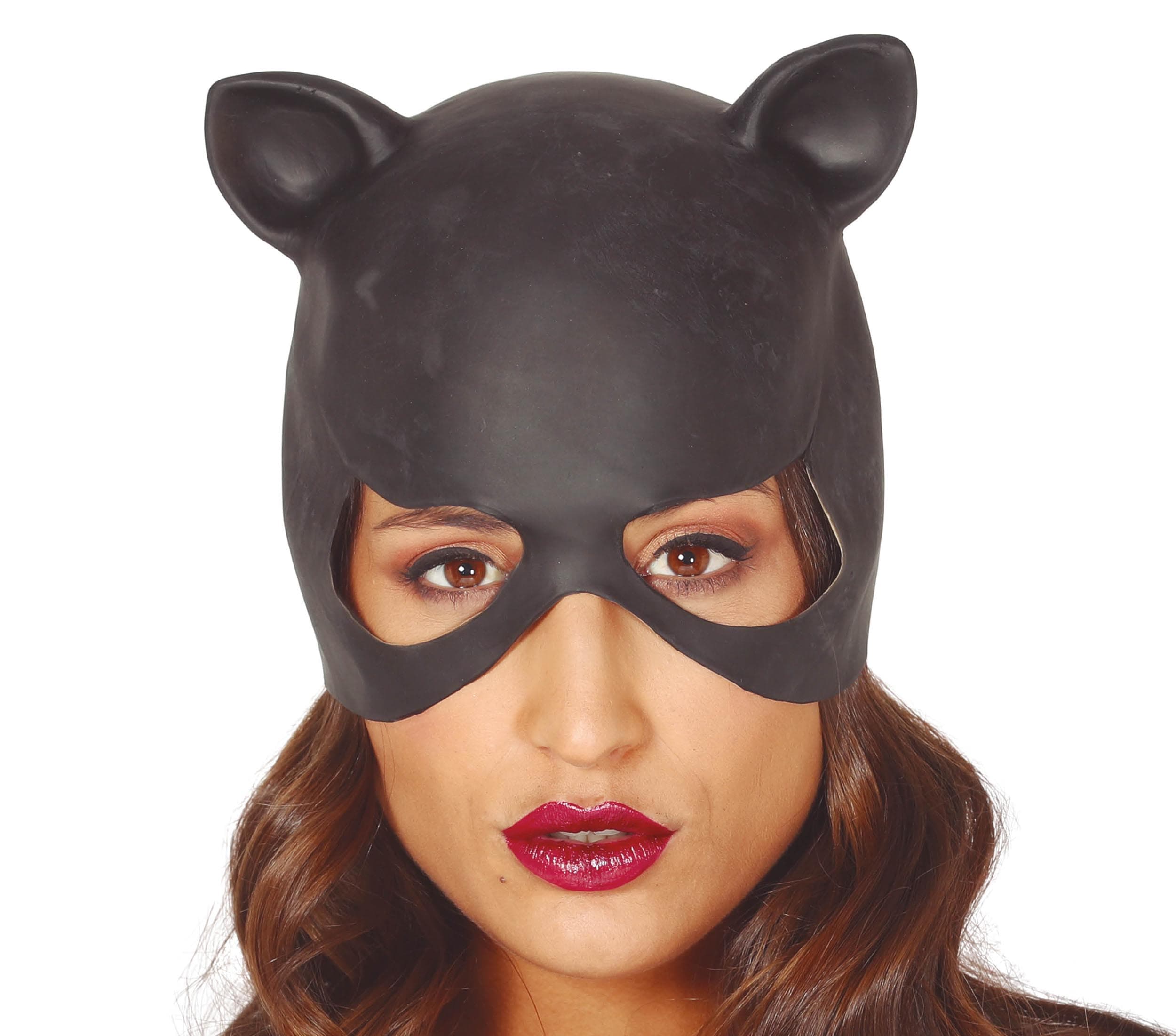 Kattekvindemaske i latex