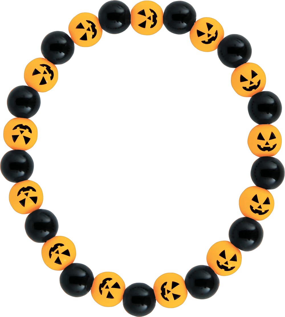 Sæt med 3 lilla halloween-armbånd