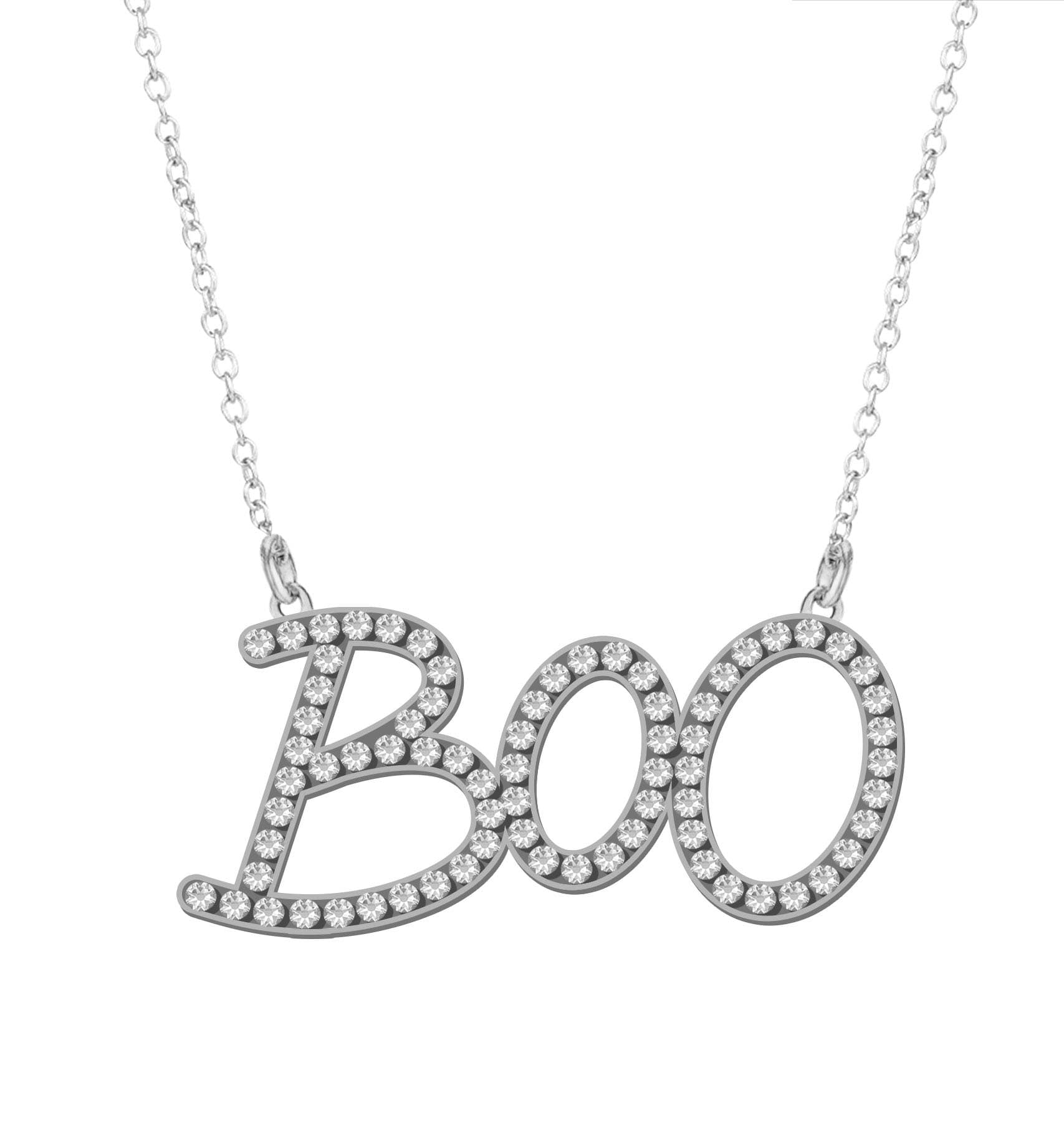 Halskæde "Boo" i metal, 5,5 cm