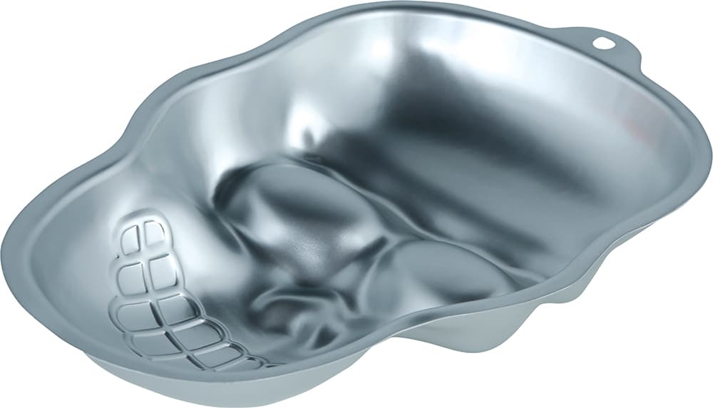 Kranieform i aluminiumslegering, 27 × 18 cm