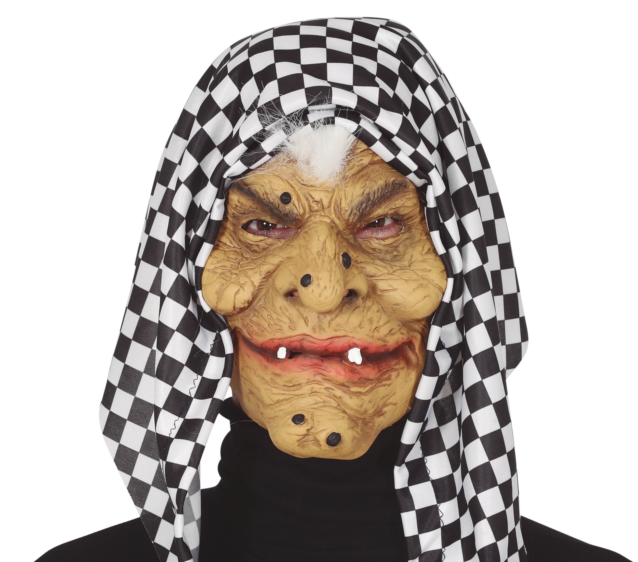 Heksemaske med tørklæde, vinyl