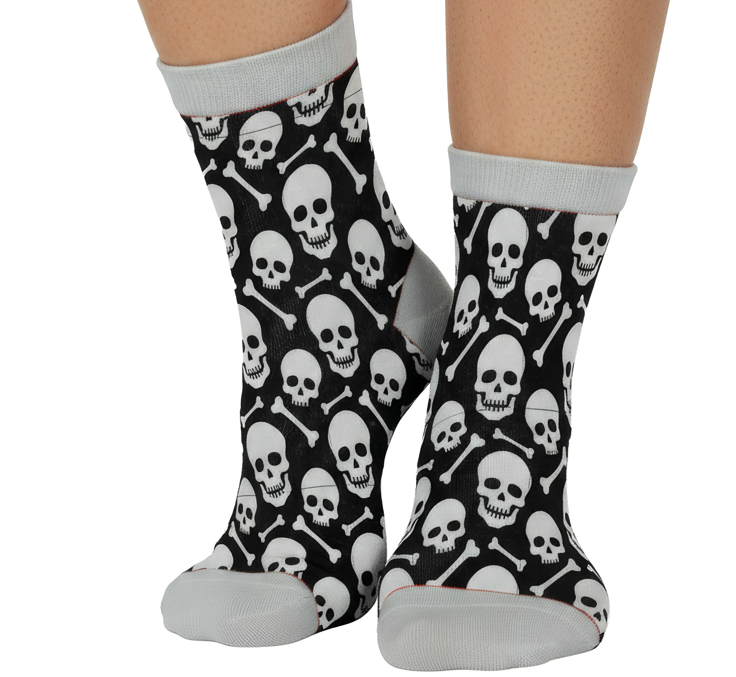 Halloweensokker, kranie, model 29377