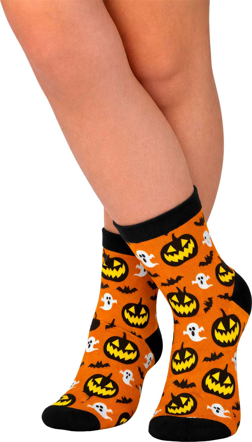 Halloweensokker, græskar og spøgelser, model 29383