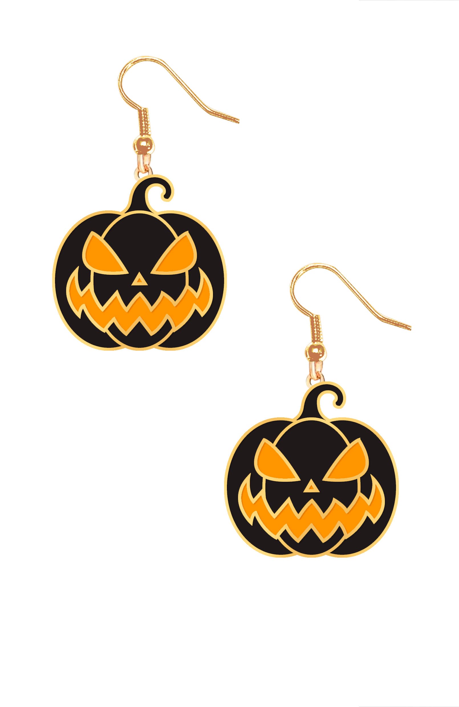 Halloween-øreringe, græskar