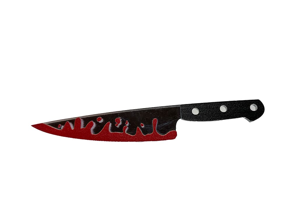 Hårspænde med kniv