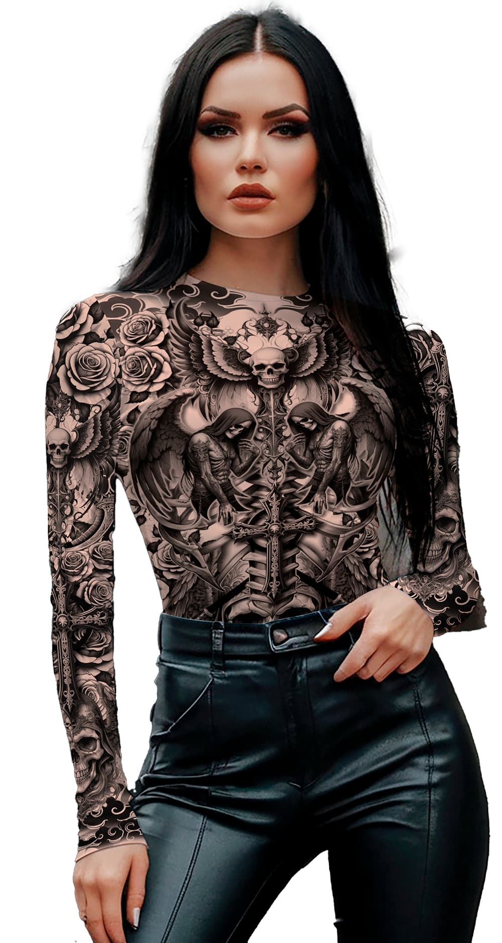 Body med tatoveringseffekt, model 29446