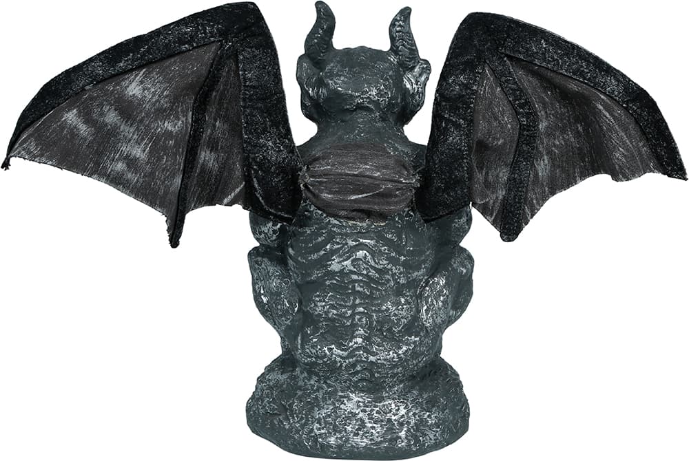 Halloween-gargoyle med lys, lyd og bevægelse, 30 cm