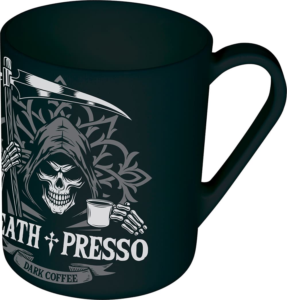 Krus "Death Presso", PVC, 10 cm
