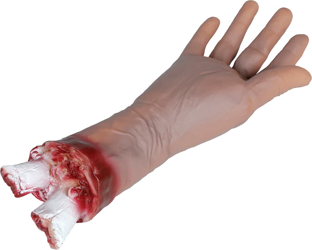 Hånd i latex, 31 cm