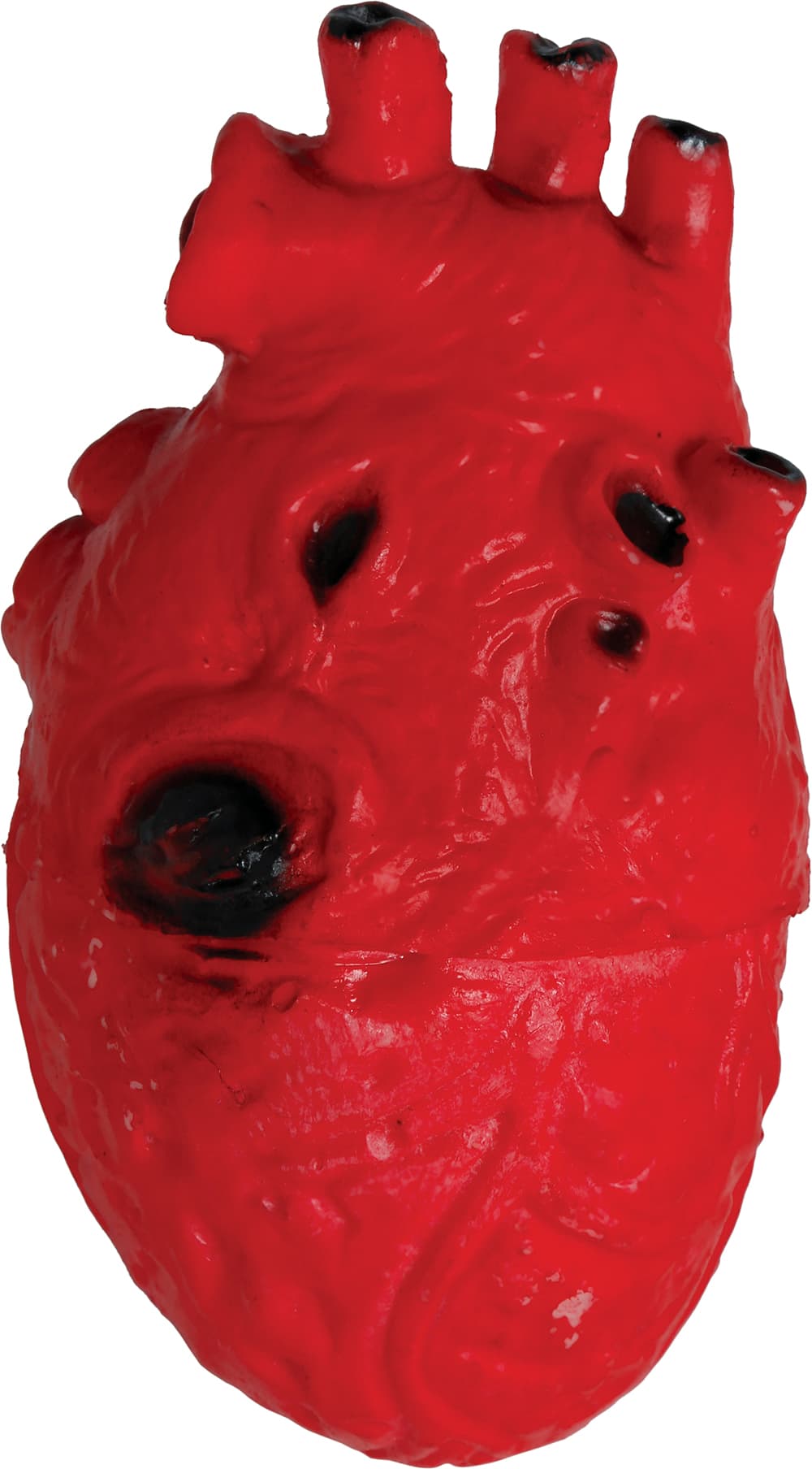 Hjerte i latex, 15 cm