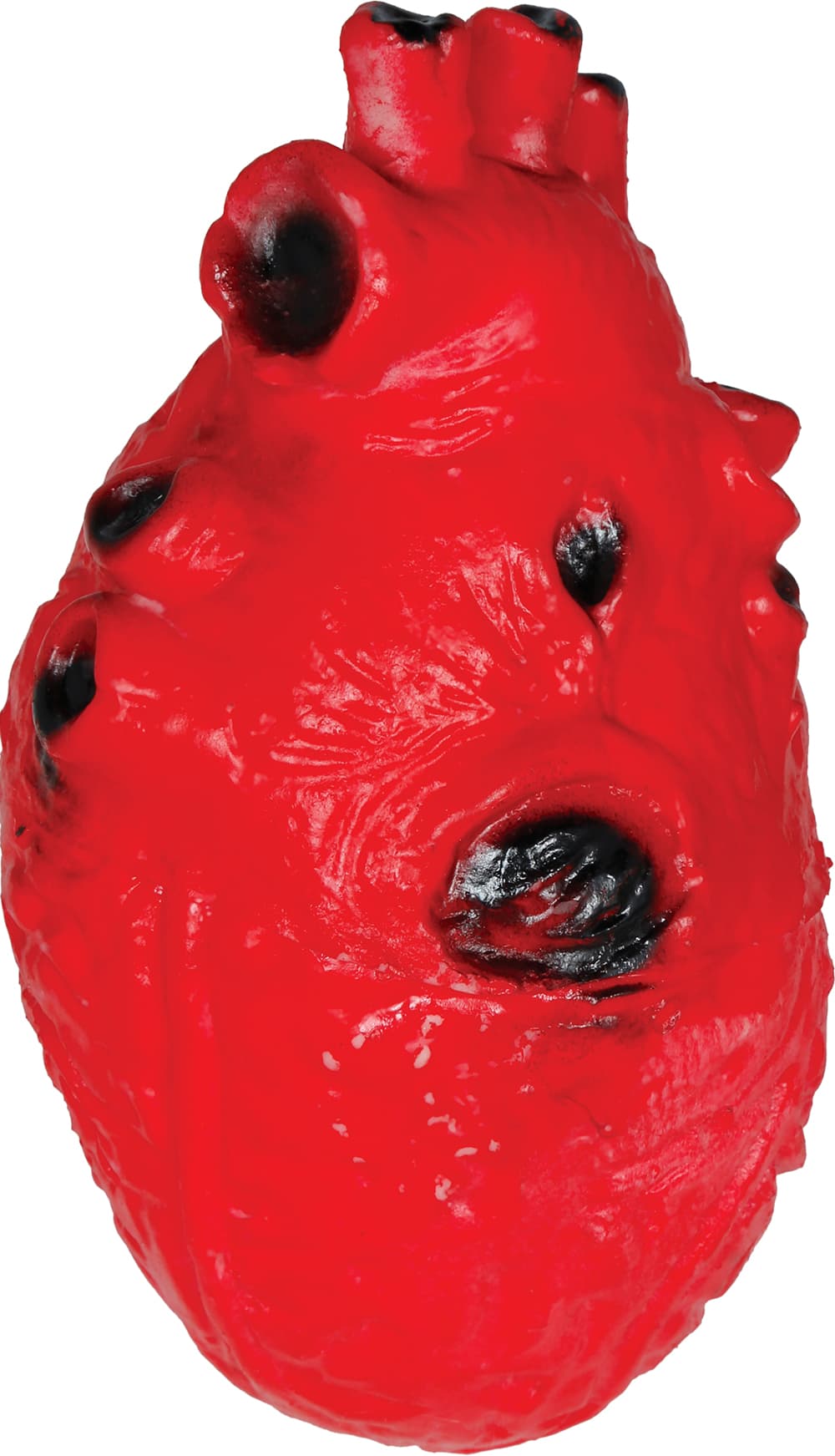 Hjerte i latex, 15 cm