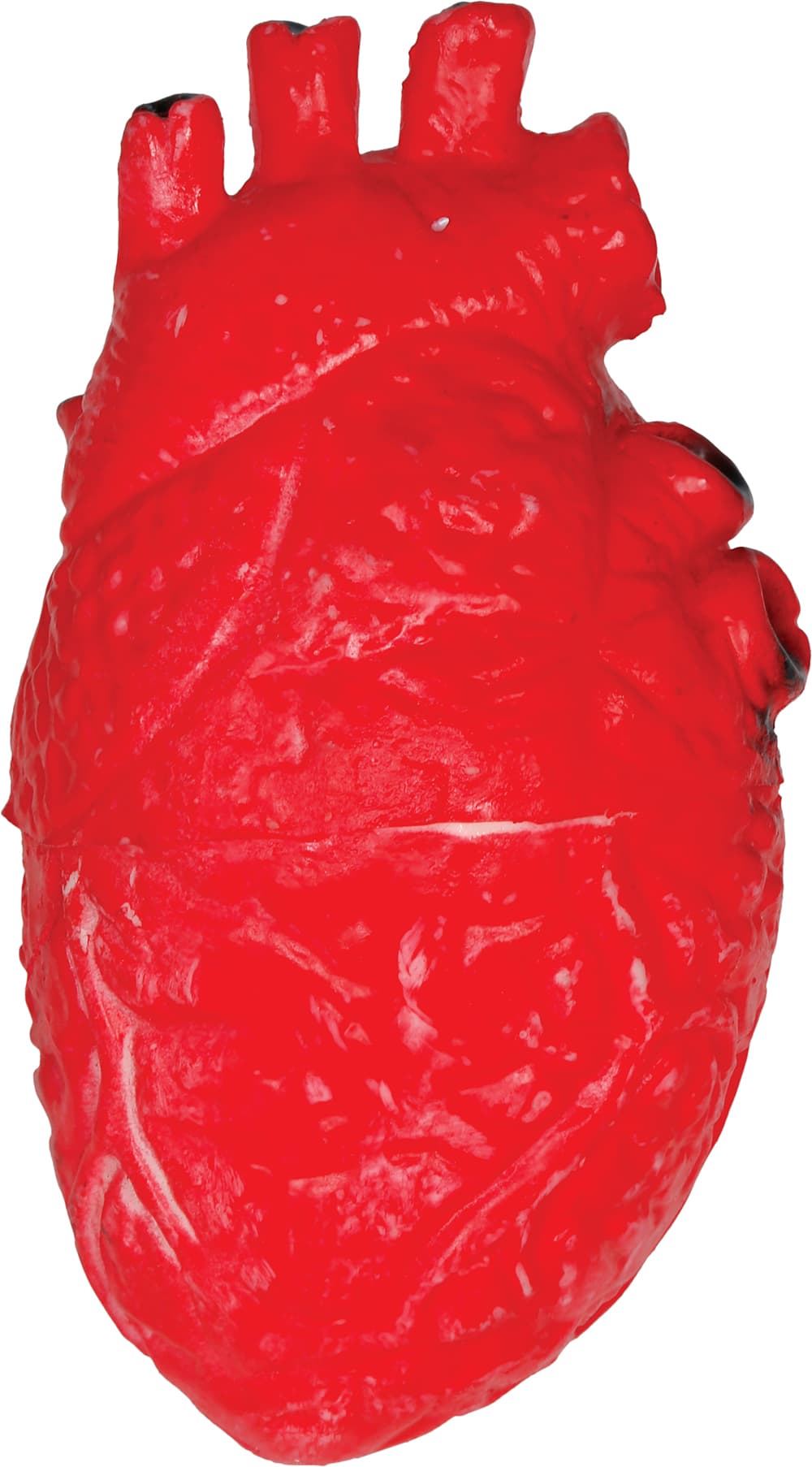 Hjerte i latex, 15 cm