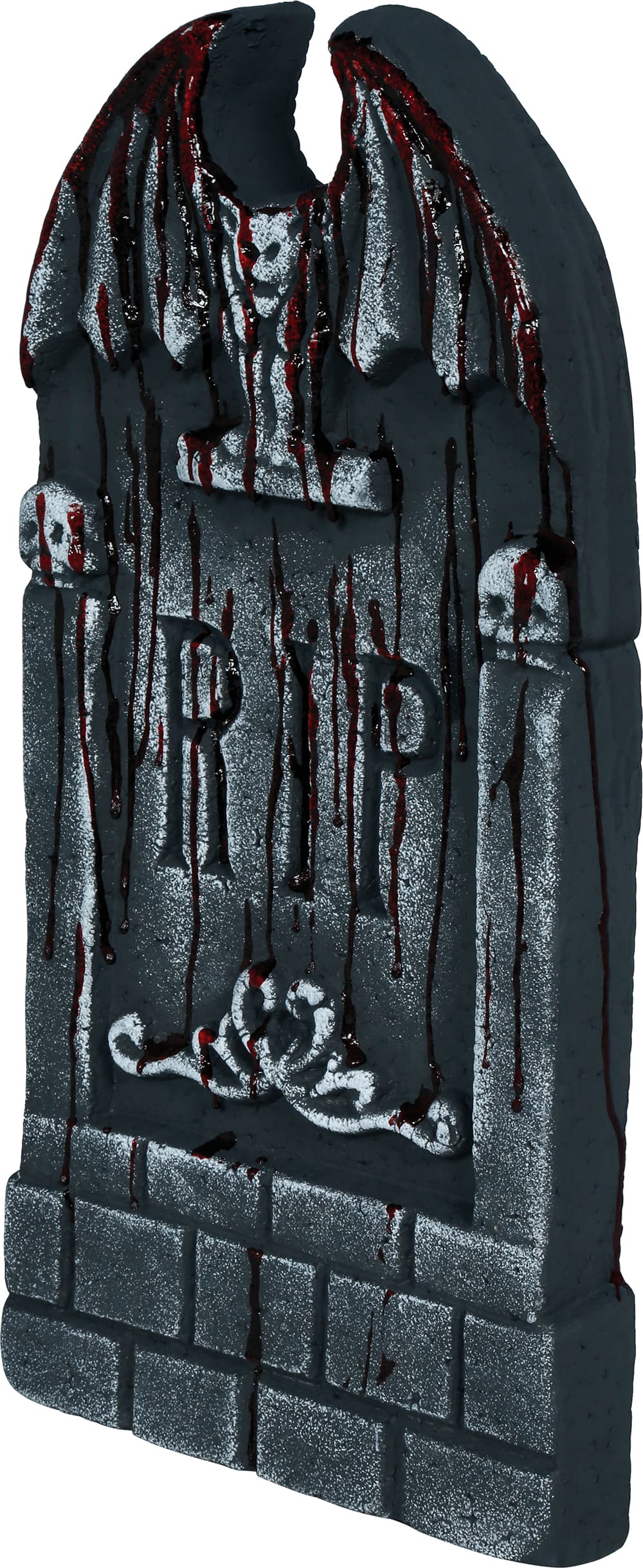 Blodig gravsten "RIP", 42 × 21 cm