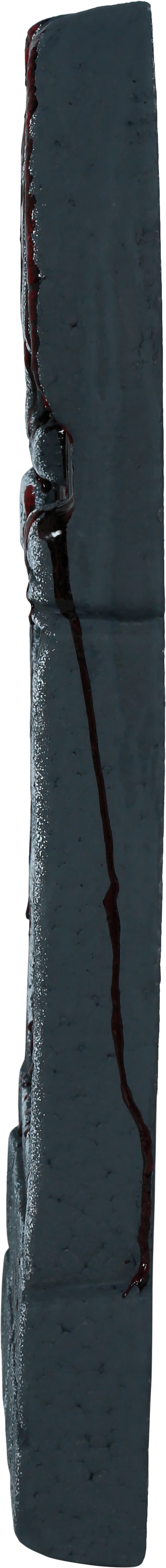 Blodig gravsten "RIP", 42 × 21 cm