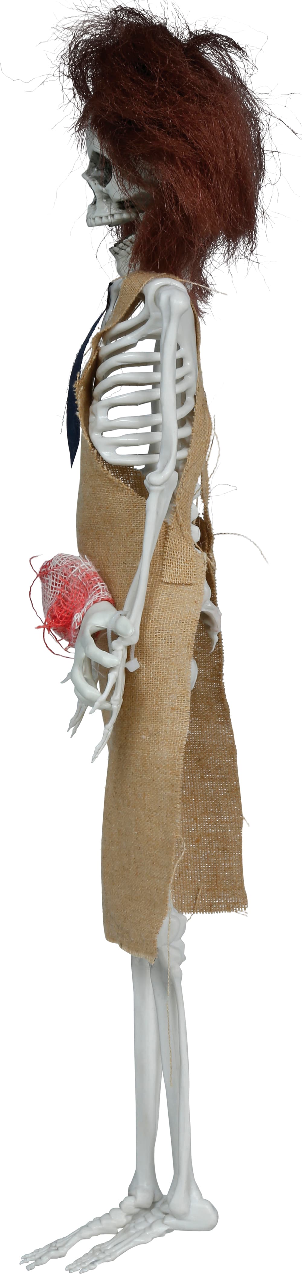 Hængende skelet med forklæde, 40 cm
