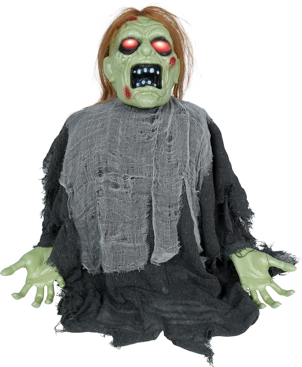 Skræmmende zombie med lyd og bevægelse, 64 cm