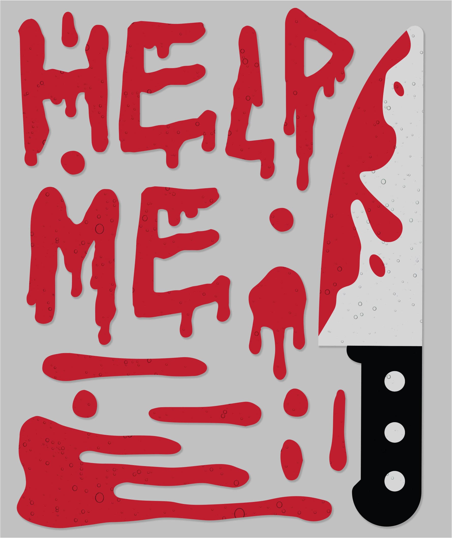 Geldekoration "Help Me", 40 × 50 cm
