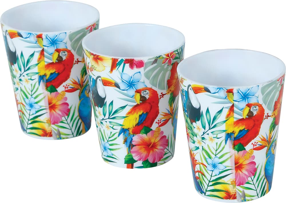 3 Hawaii-shotglas, 5 × 6 cm
