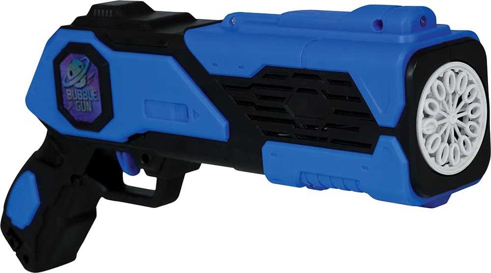 Sæbeboblepistol, batteridrevet, med beholder, 33 cm