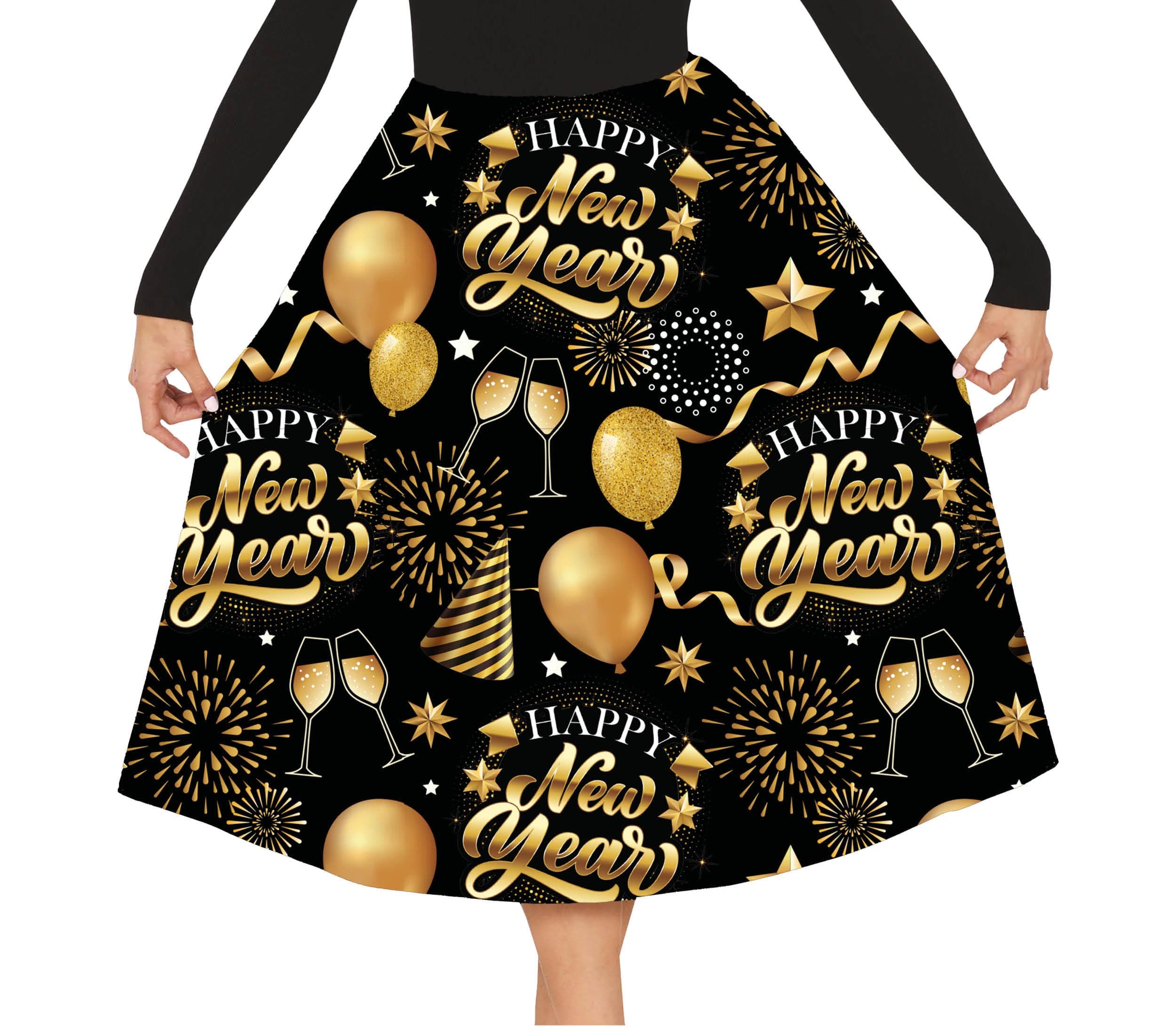 Nederdel "Happy New Year"