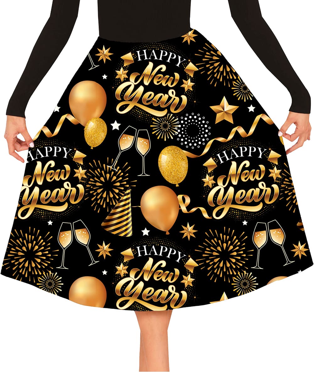 Nederdel "Happy New Year"
