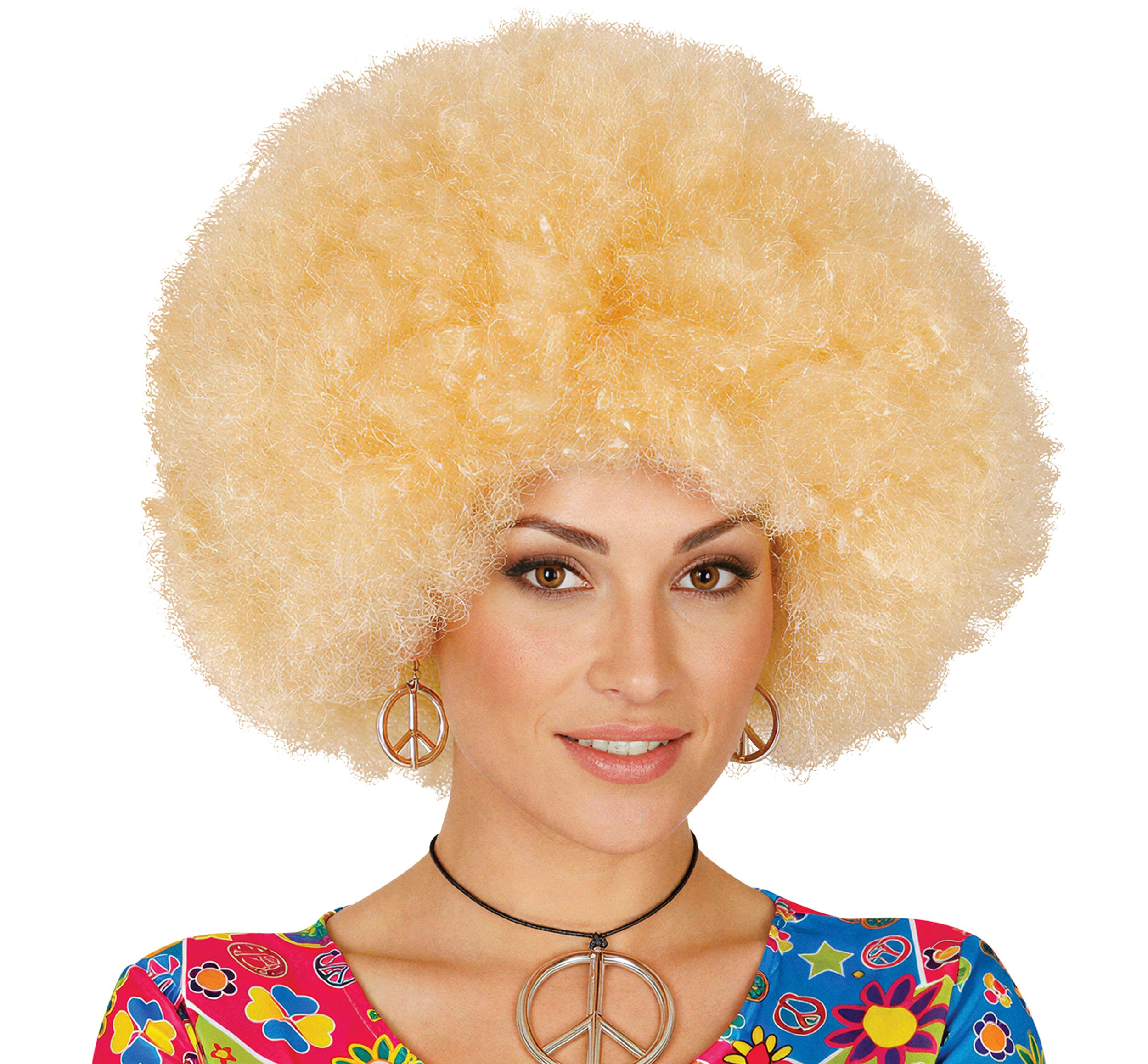 Ekstra afroparyk, blond
