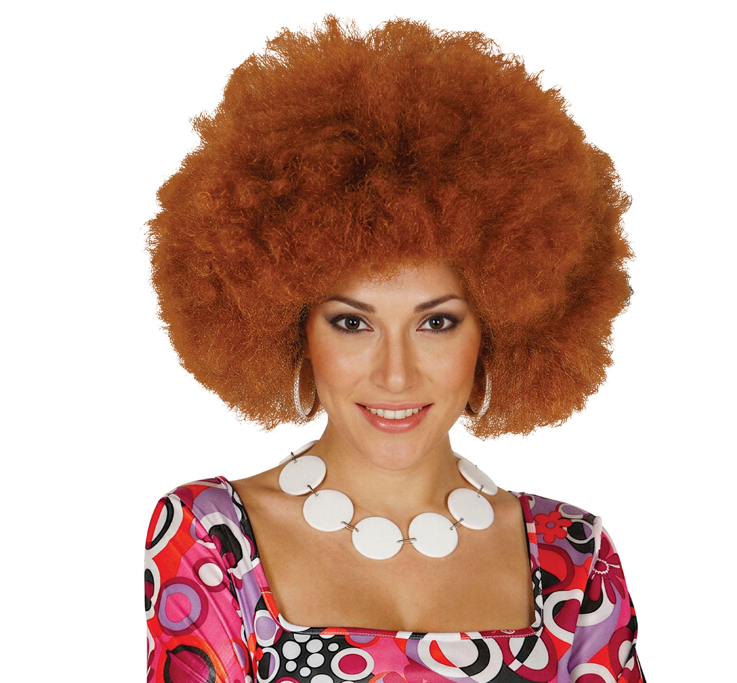 Ekstra afroparyk, brun