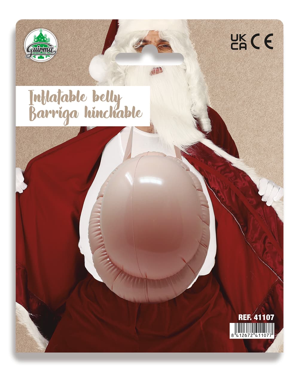 Oppustelig julemandsmave