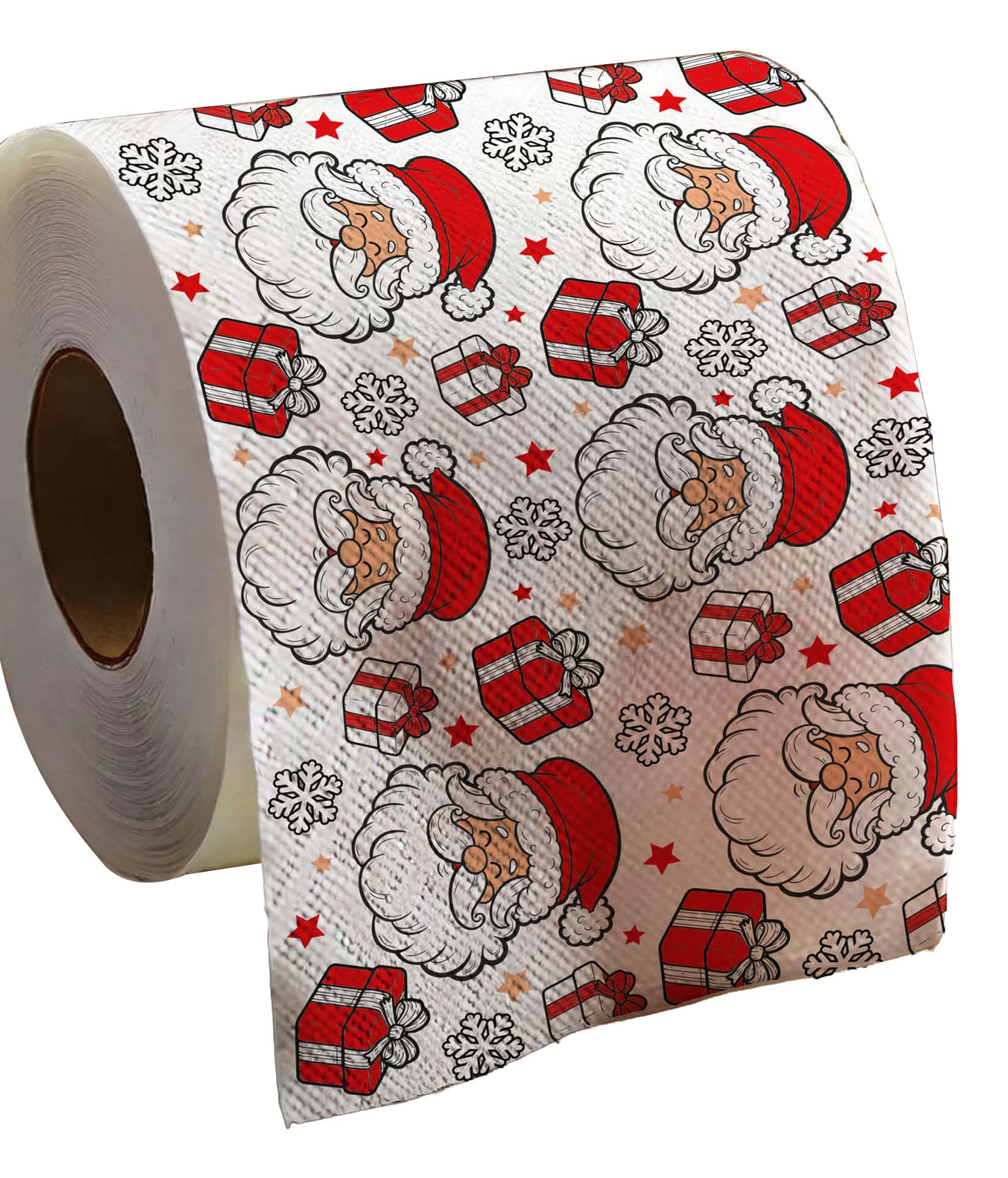 Toiletpapir med julemand, 2-lags, 30 m