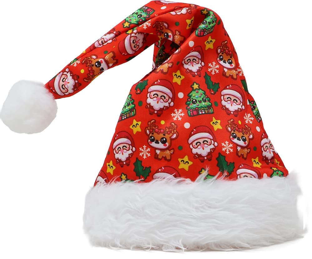 Julehat med print, børnestørrelse, model 41415