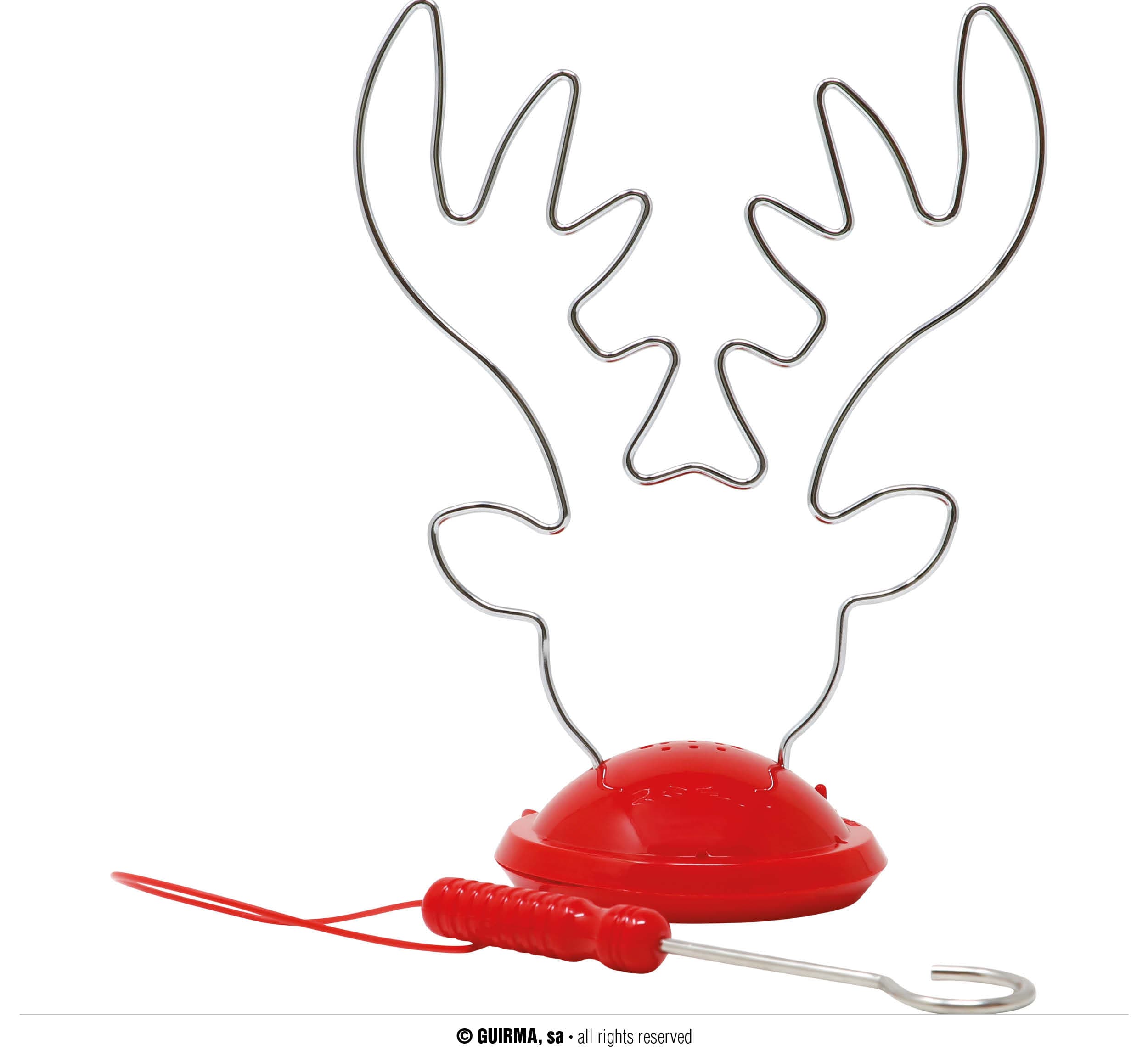 Rensdyr-drikkespil med buzz wire, 21 × 15 cm