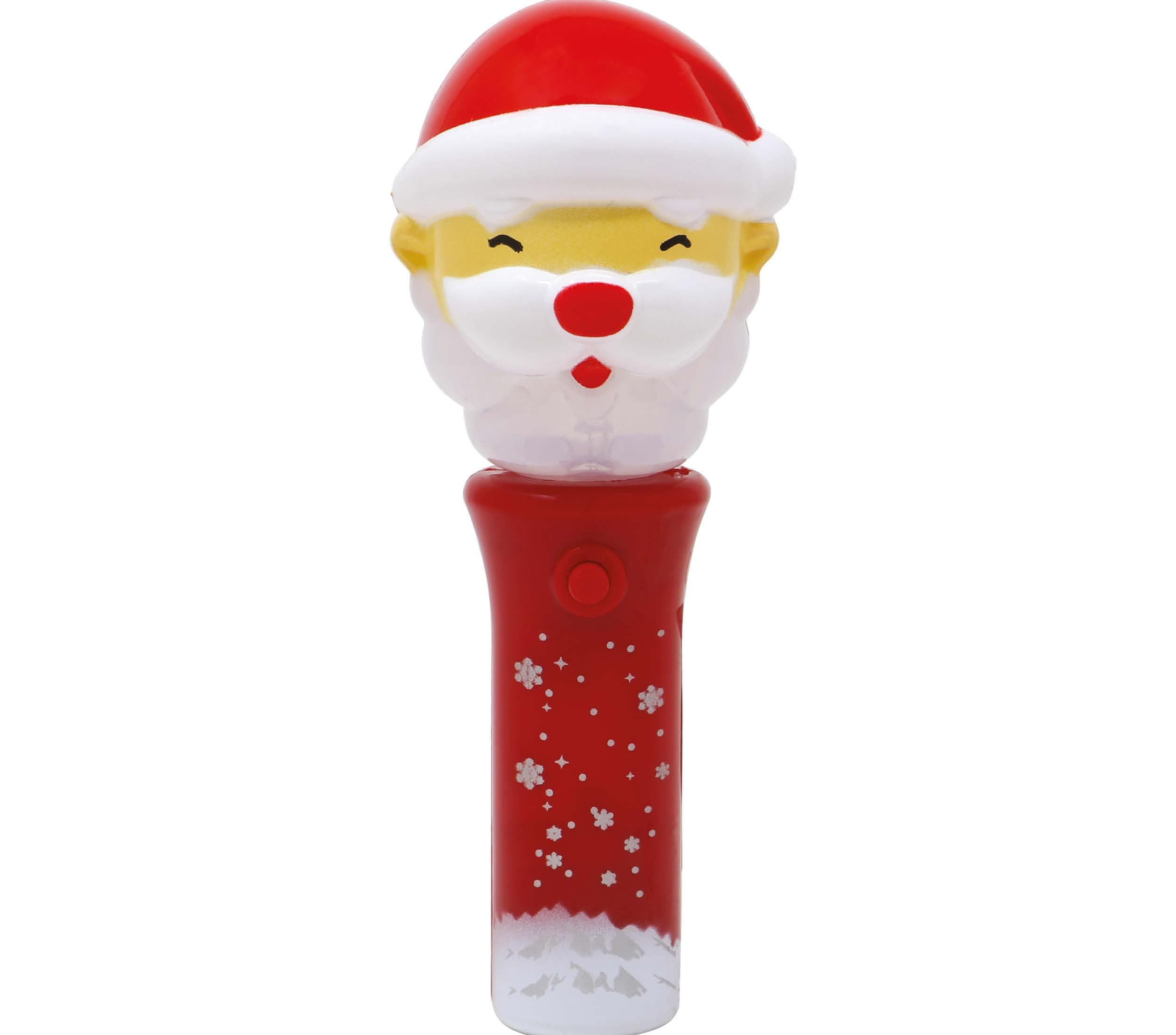 Julemands-tryllestav med lys og snor 13 cm