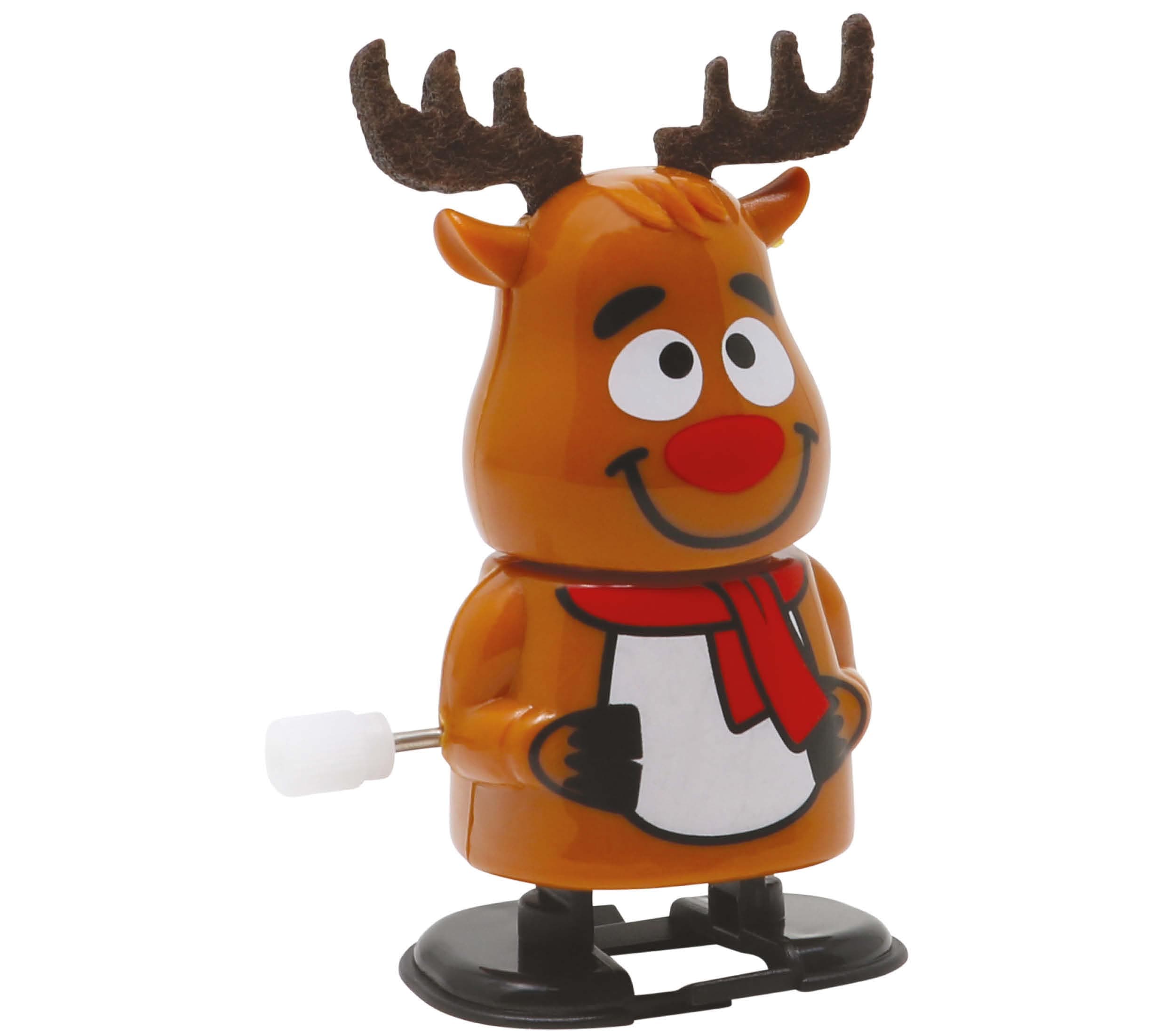 Assorteret gående julefigur, 6,5 cm