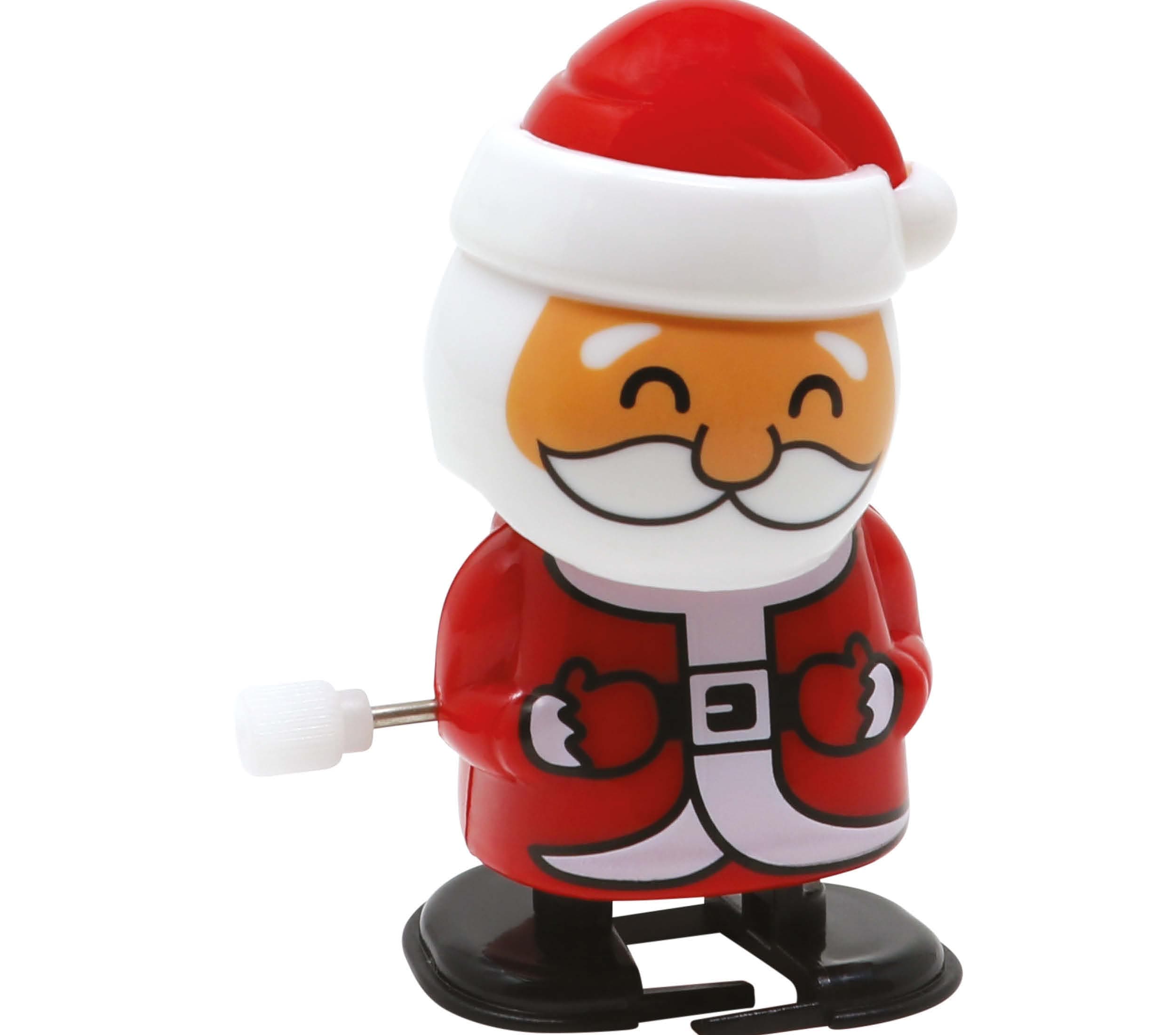 Assorteret gående julefigur, 6,5 cm