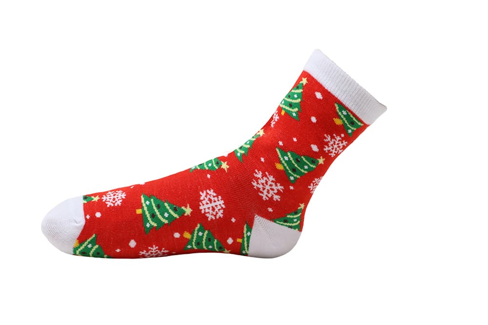 Julesokker med juletræ til børn