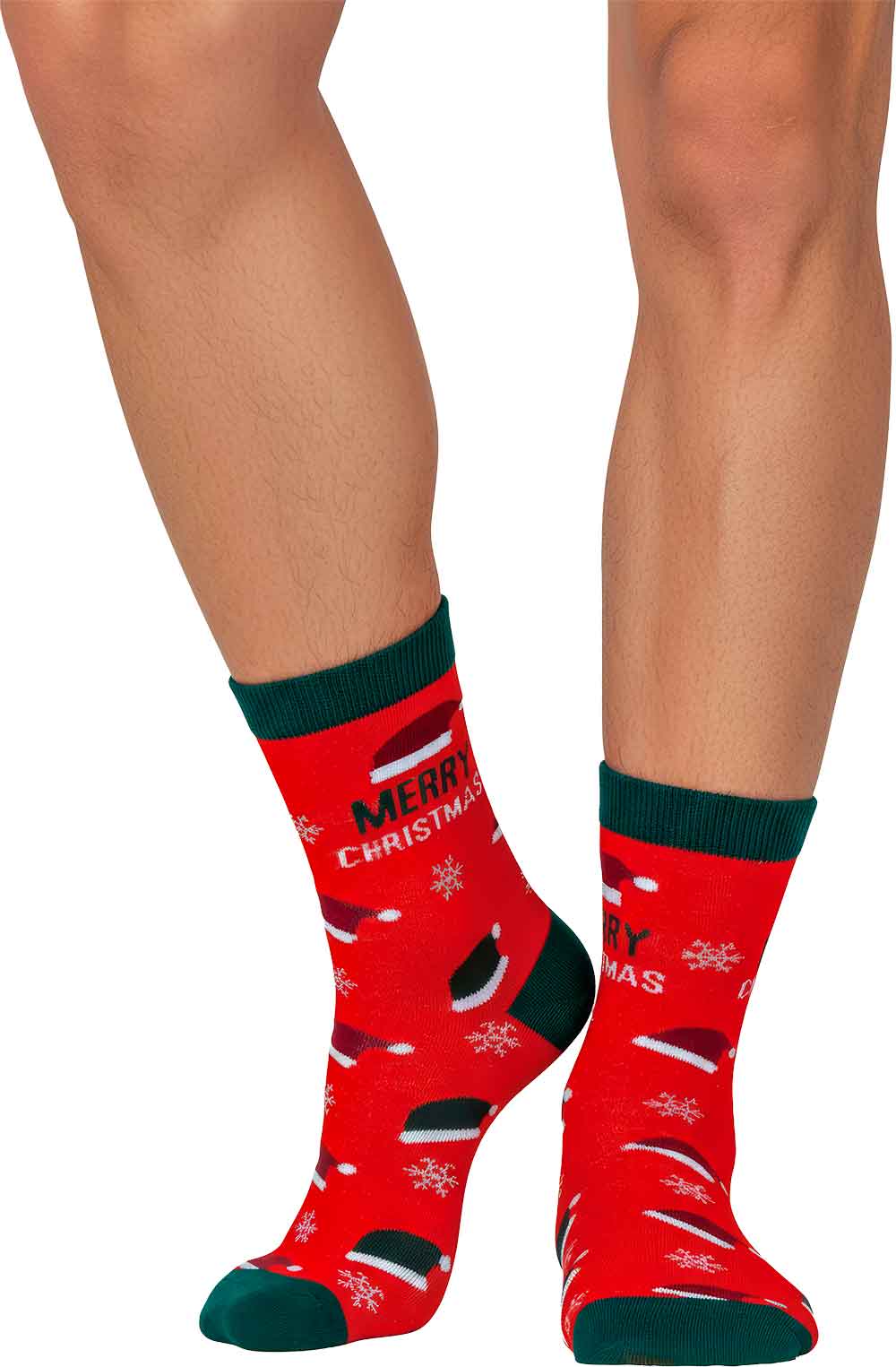 Julesokker med julehuer til voksne