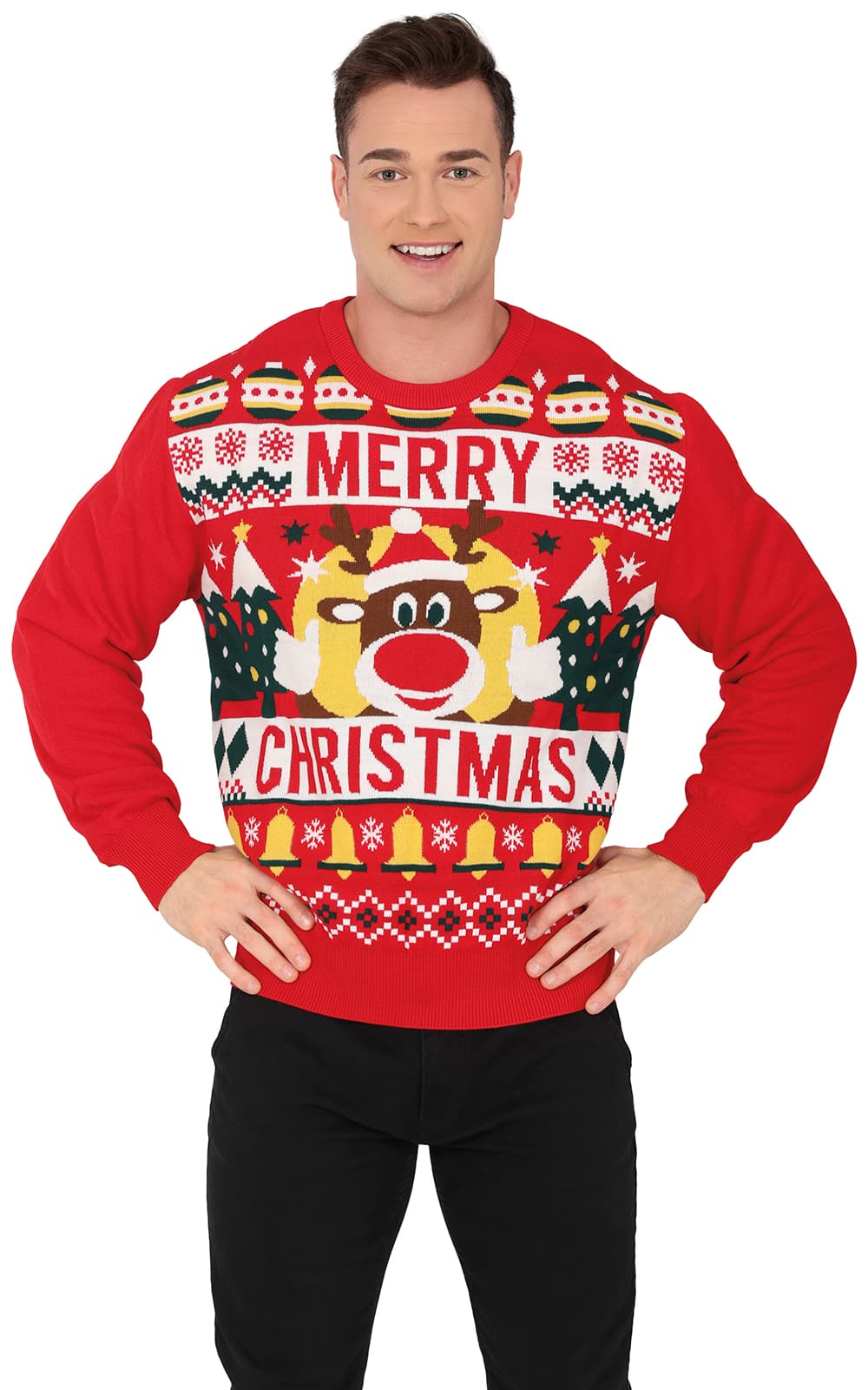 Julesweater "Merry Xmas" til herrer