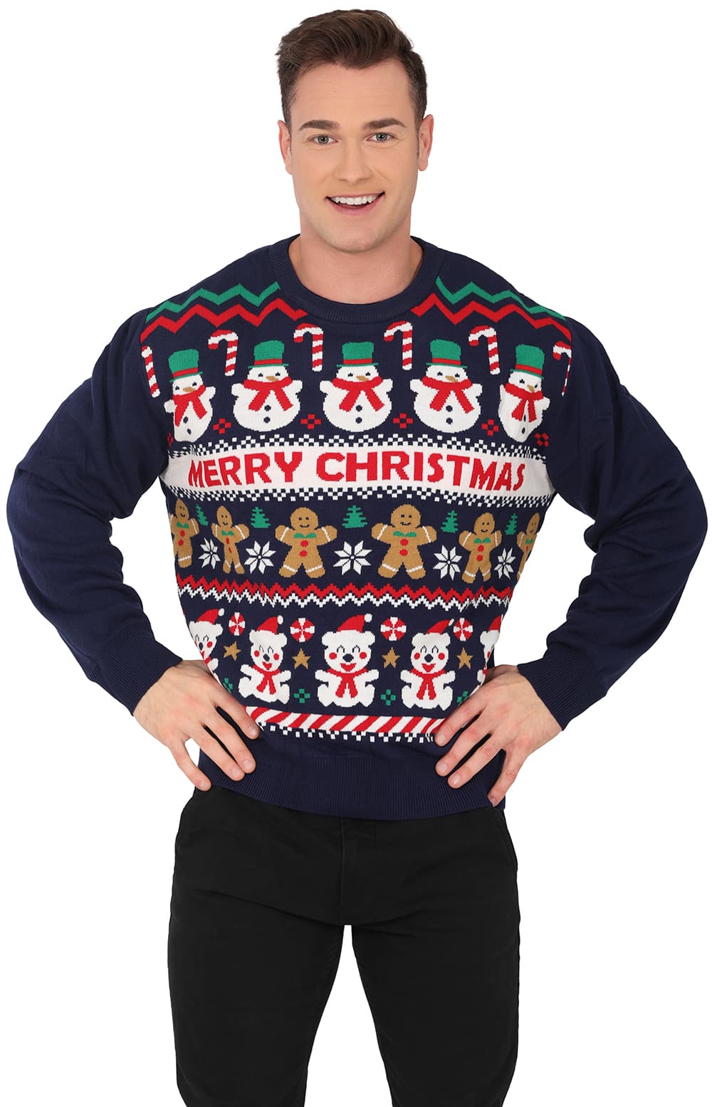 Julesweater "Snemand" til herrer
