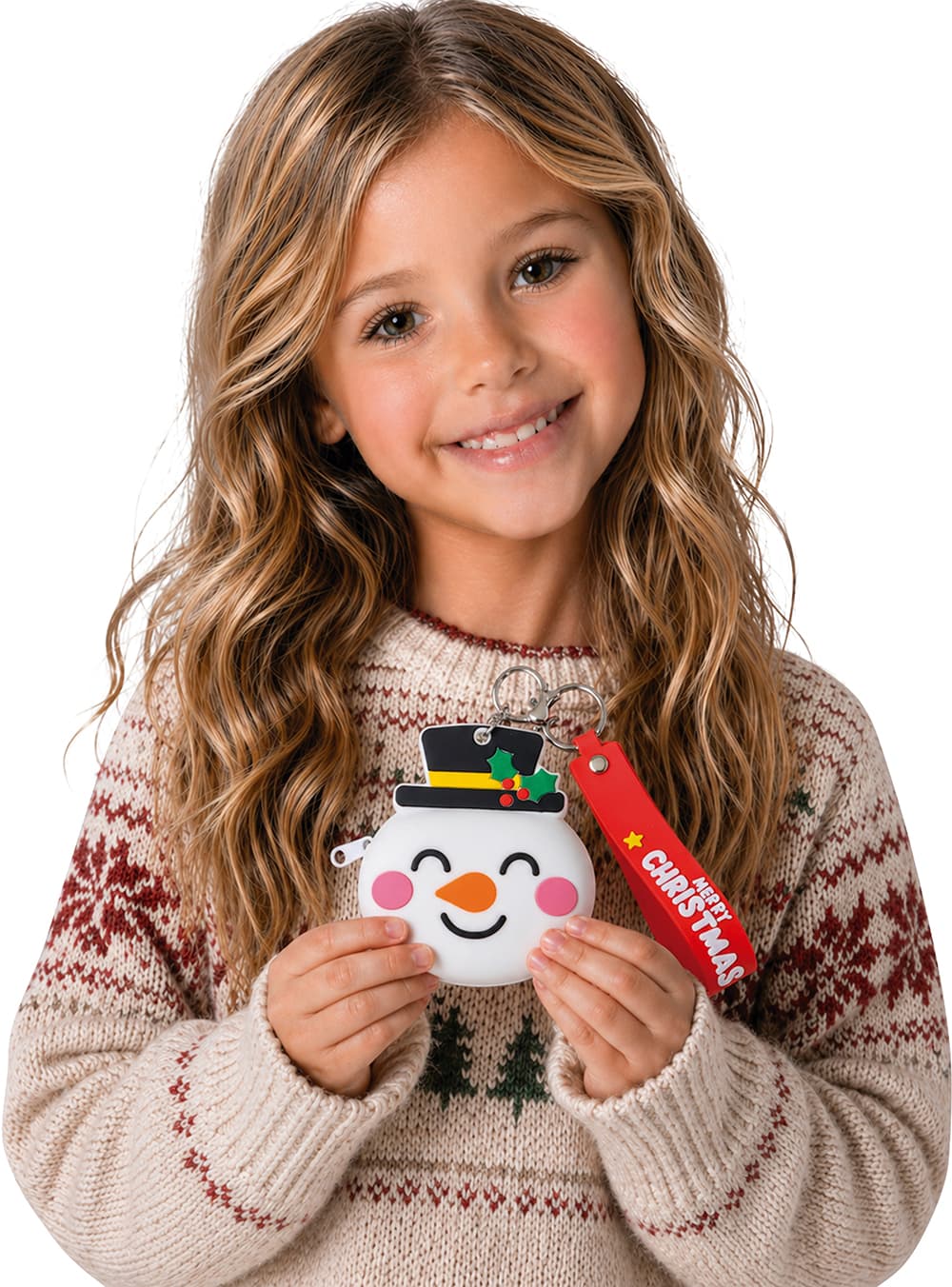 Lil Xmas møntpung, snemand, til børn