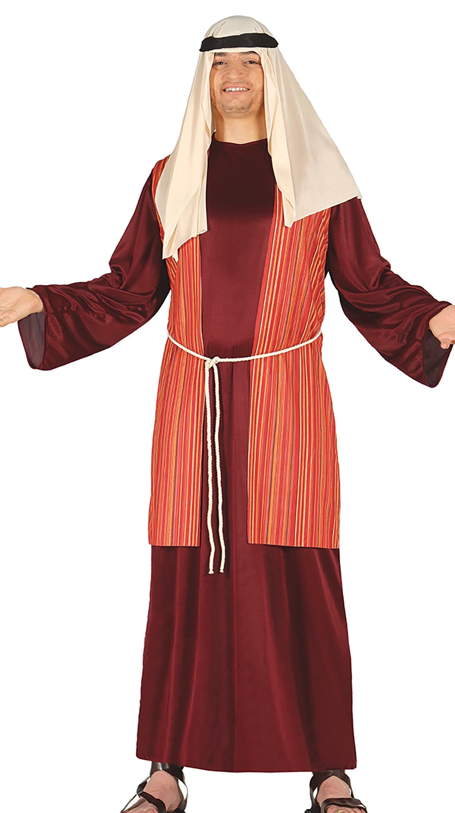 Sankt Josef/hyrde, brun – kostume til herrer