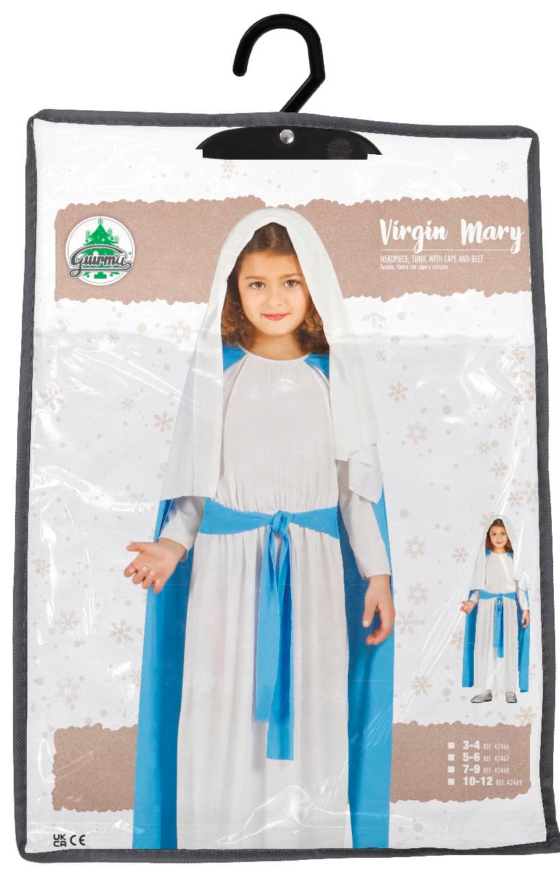 Jomfru Maria – kostume til piger