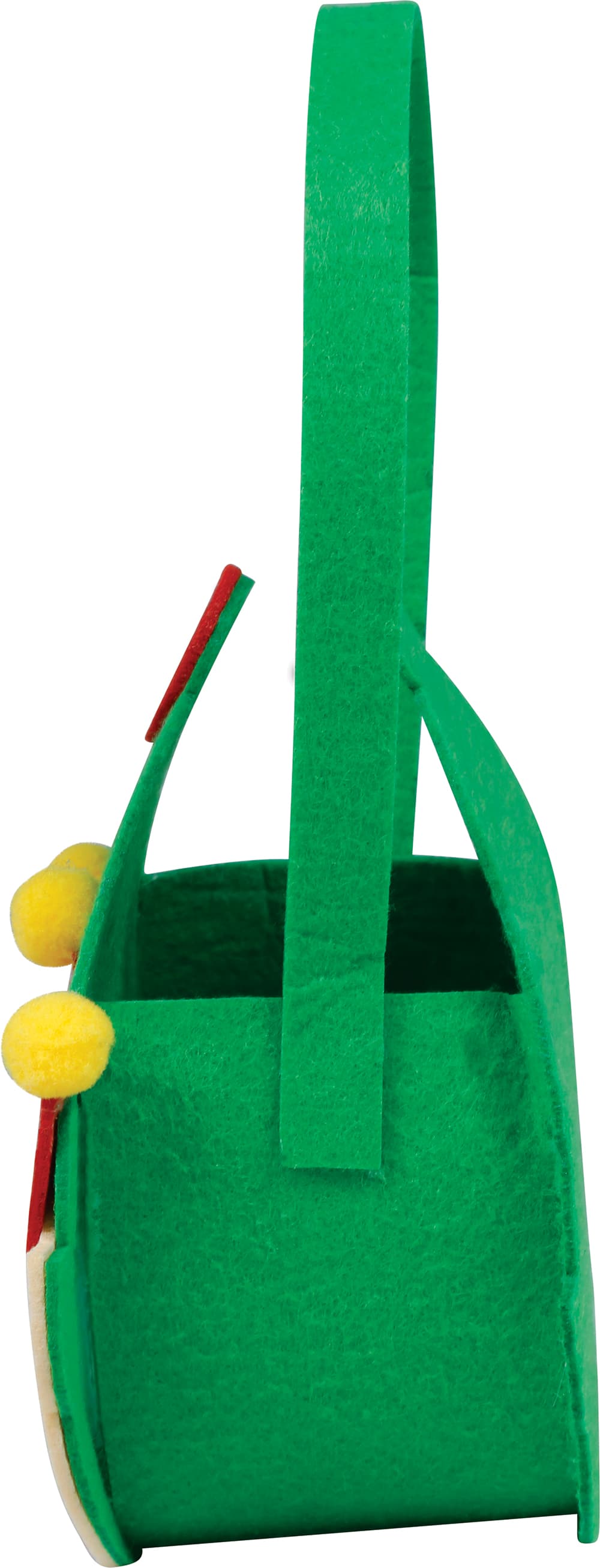 Kurv med nisse 15,5 × 15 cm, filt