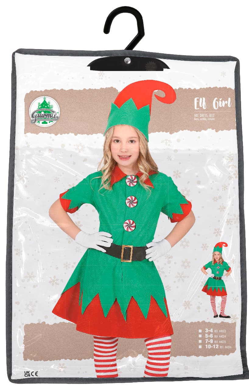 Nisse – kostume til piger, model 44023