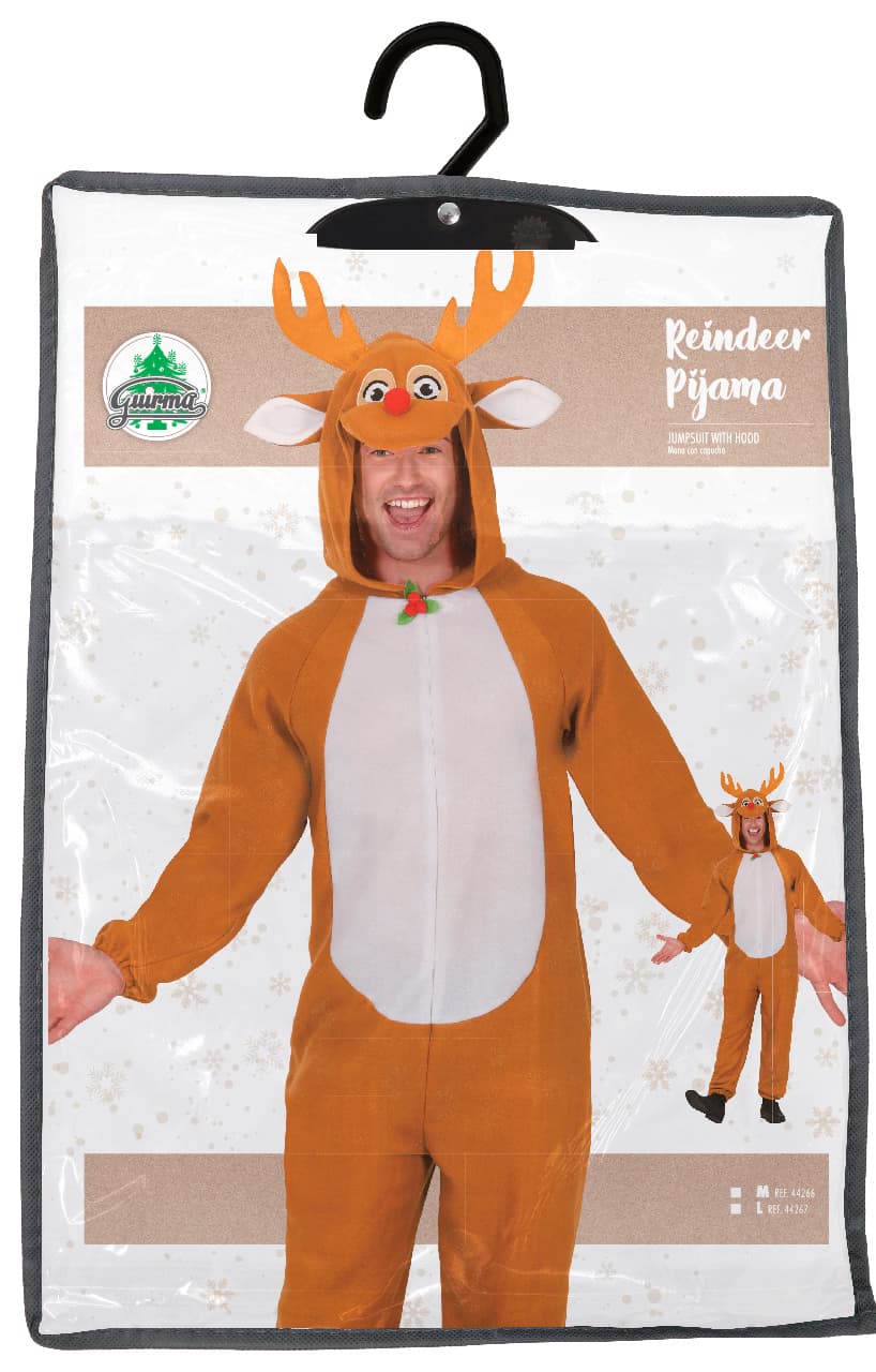 Rensdyrpyjamas – kostume til herrer, model 44266