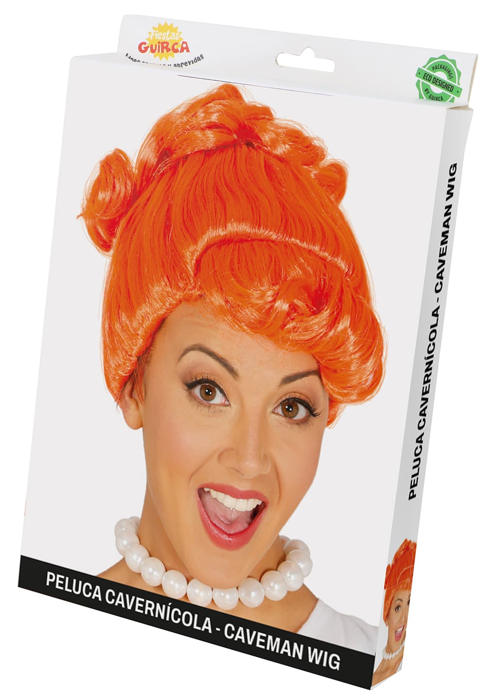 Orange hulemandsparyk (i æske)