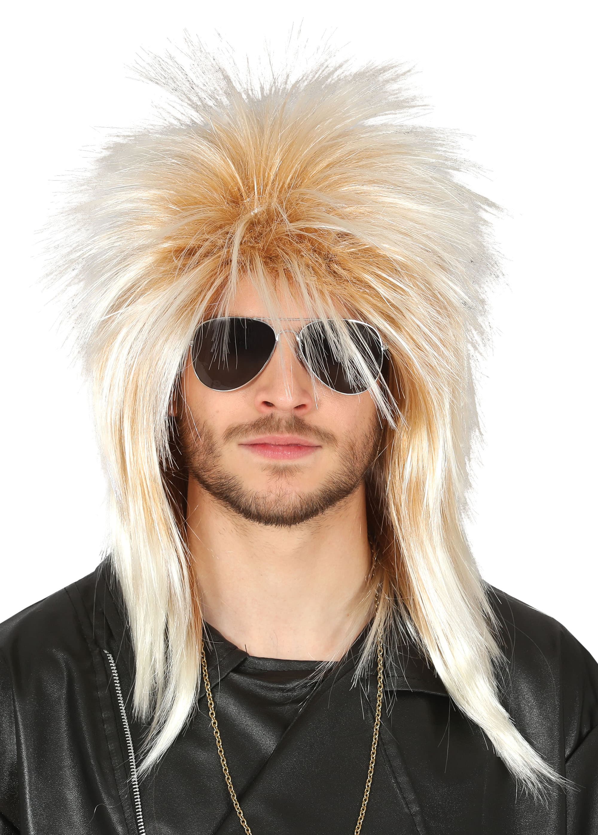 Blond rockerparyk (i æske)